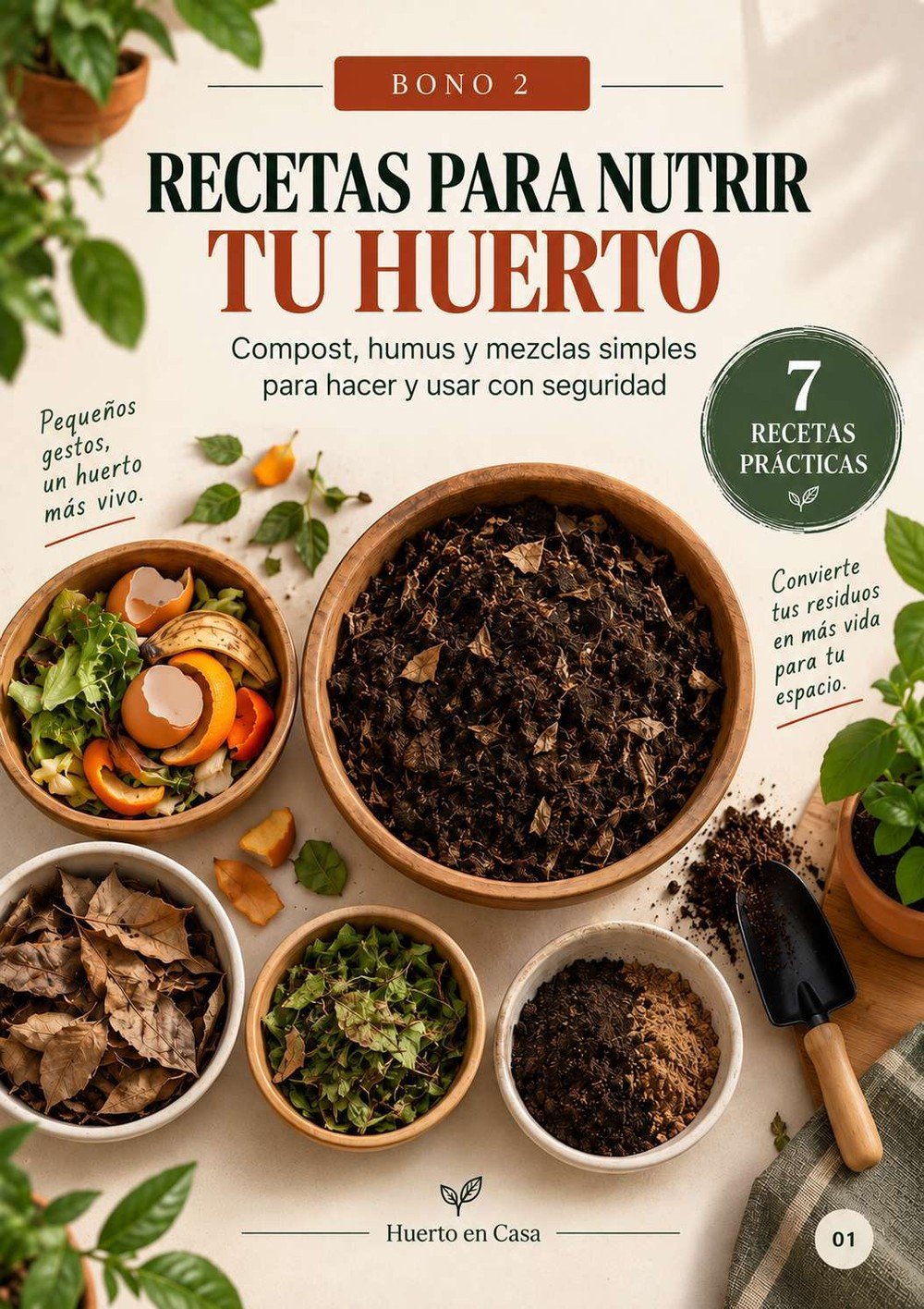 Bono Recetas para Nutrir tu Huerto