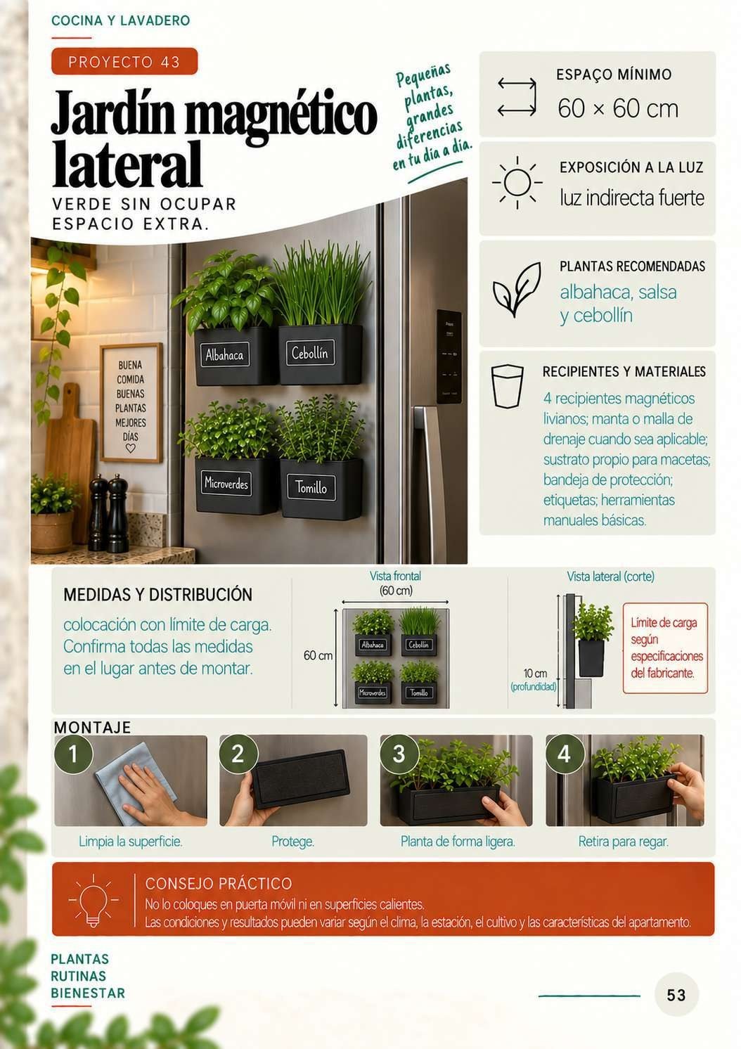 Huerto magnético lateral